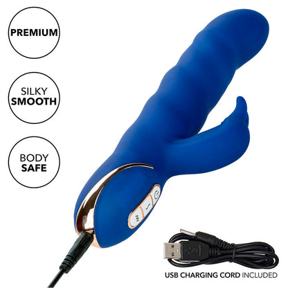 CALEXOTICS - JACK RABBIT VIBRATOR BLUE WAVE MOTION