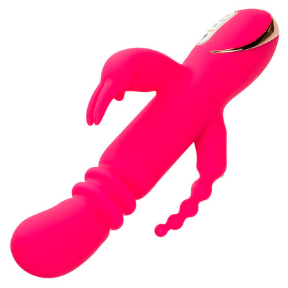 CALEXOTICS - JACK FANTASY TRIPLE VIBRADOR AQUECÍVEL RABBIT ROSA
