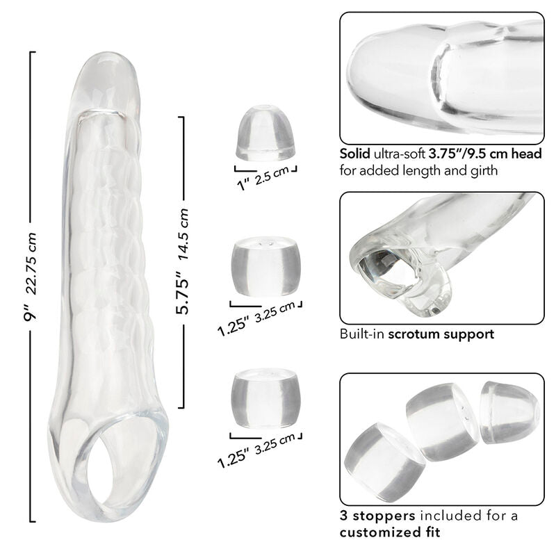 CALEXOTICS - MAXX ADJUSTABLE TRANSPARENT PENIS EXTENDER