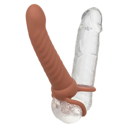 CALEXOTICS - MAXX DOUBLE GROOVED PENETRATOR 10 VIBRATIONS MULATTO