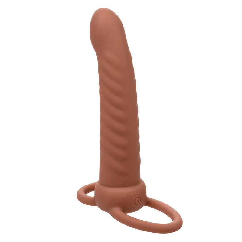 CALEXOTICS - MAXX DOUBLE GROOVED PENETRATOR 10 VIBRATIONS MULATTO