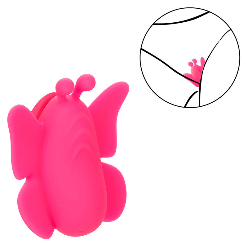 CALEXOTICS - NEON VIBES THE FLUTTER VIBE STIMULATOR 10 PINK VIBRATIONS