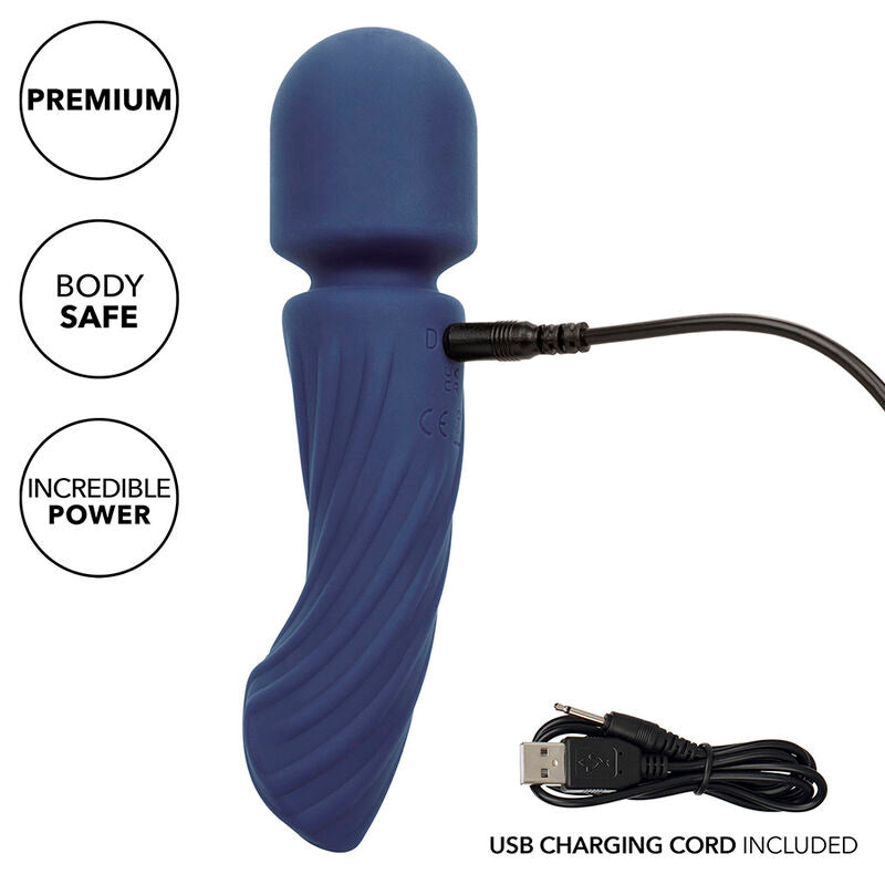 CALEXOTICS - CHARISMA ALLURE DUAL MOTOR MASSAGER 12 FUNCTIONS 17.25 CM X 4.5 CM PURPLE