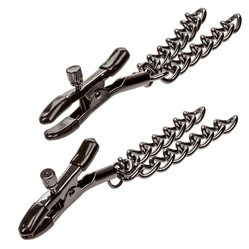 CALEXOTICS - EUPHORIA NIPPLE CLIPS WITH CHAIN ​​14.5 CM