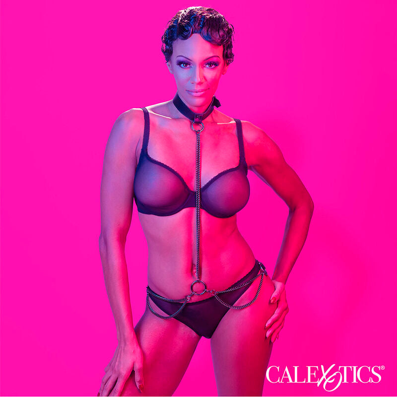 CALEXOTICS - EUPHORIA HALTER COLLAR AND CHAIN ​​STRAP