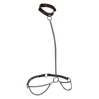CALEXOTICS - EUPHORIA HALTER COLLAR AND CHAIN ​​STRAP PLUS SIZE