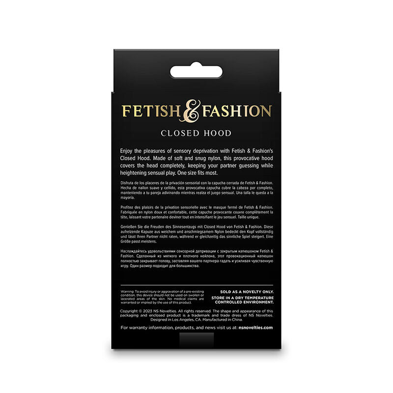 NS NOVELTIES - FETISH &amp; FASHION FULL WHITE NYLON BALACLAVA