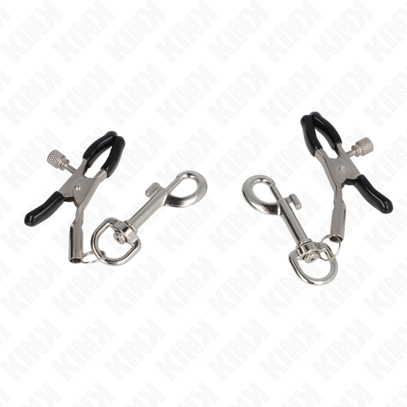 KINK - NIPPLE CLAMPS WITH HOOK 6 CM