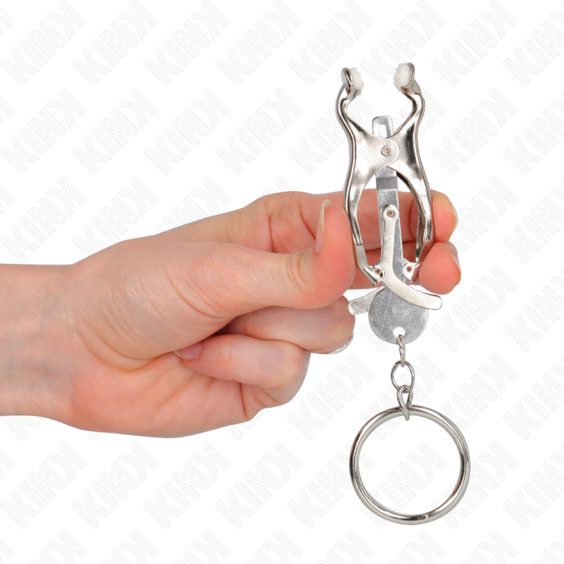 KINK - JAPANESE STYLE NIPPLE CLIPS WITH SILVER RINGS