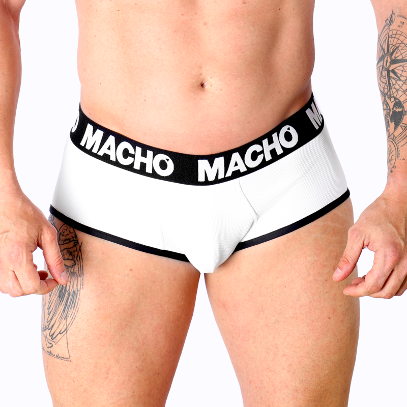 MACHO - MS30BL WHITE SLIP XL