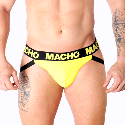 MALE - MX25A JOCK YELLOW LYCRA XL