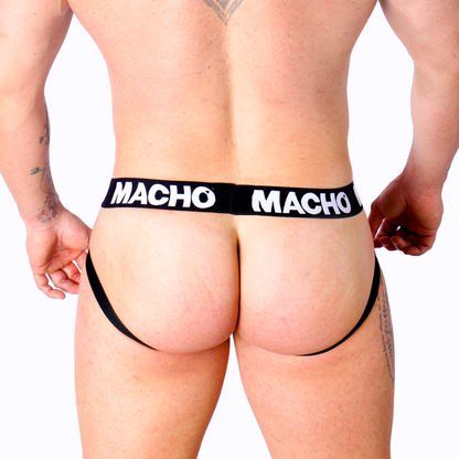 MACHO - MX25NC BLACK LEATHER JOCK S