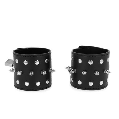 KINK - PUNK STYLE WRISTBANDS WITH SPIKES 25 X 6 CM