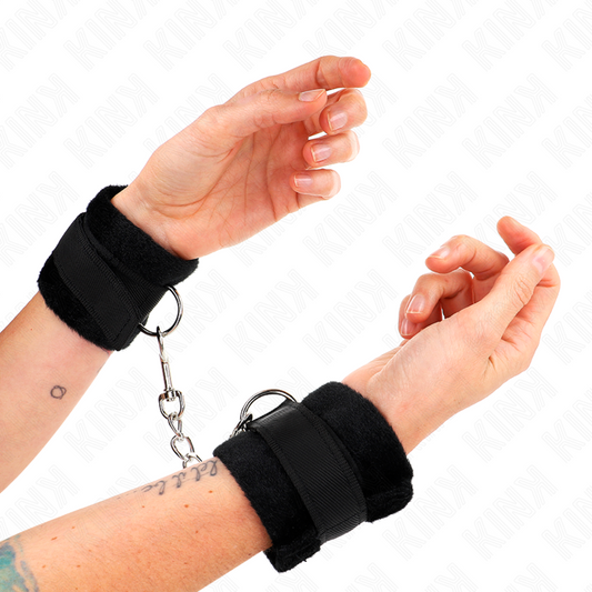 KINK - WRISTBANDS FOR BEGINNERS BLACK 30 X 7 CM