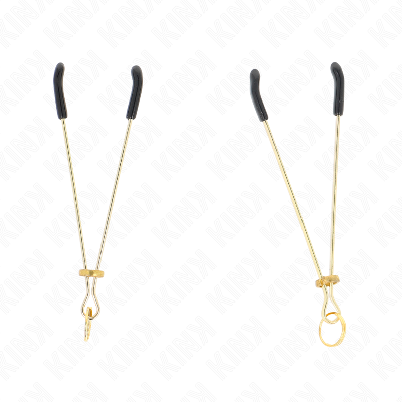 KINK - FINE GOLD NIPPLE CLAMPS 7 CM