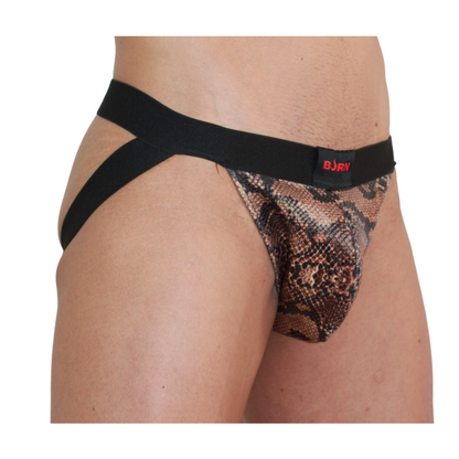 BURN - 002 JOCK BLACK SNAKE M