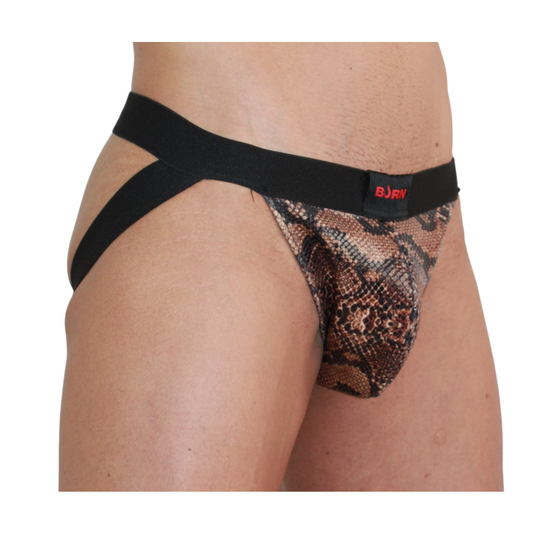 BURN - 002 JOCK BLACK SNAKE M