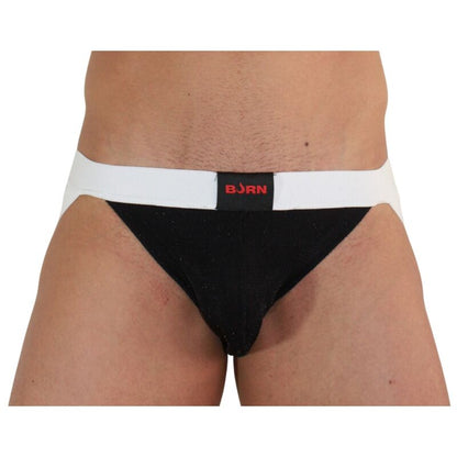 BURN - 004 JOCK BRILLIANT BLACK / WHITE L