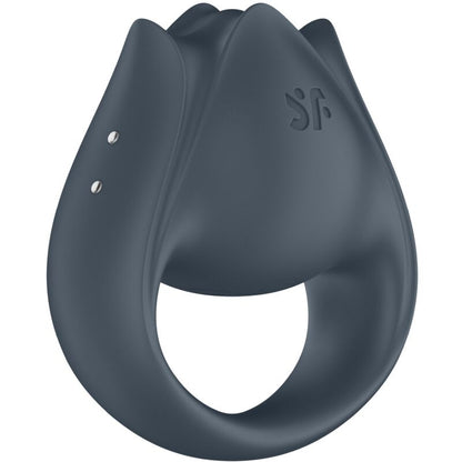 SATISFYER - PERFECT PAIR 2 MULTIVIBRATOR 2 IN 1 PENIS RING &amp; FINGER STIMULATOR GREY