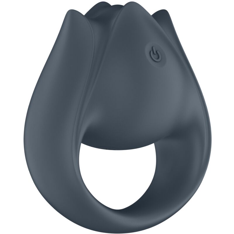 SATISFYER - PERFECT PAIR 2 MULTIVIBRATOR 2 IN 1 PENIS RING &amp; FINGER STIMULATOR GREY