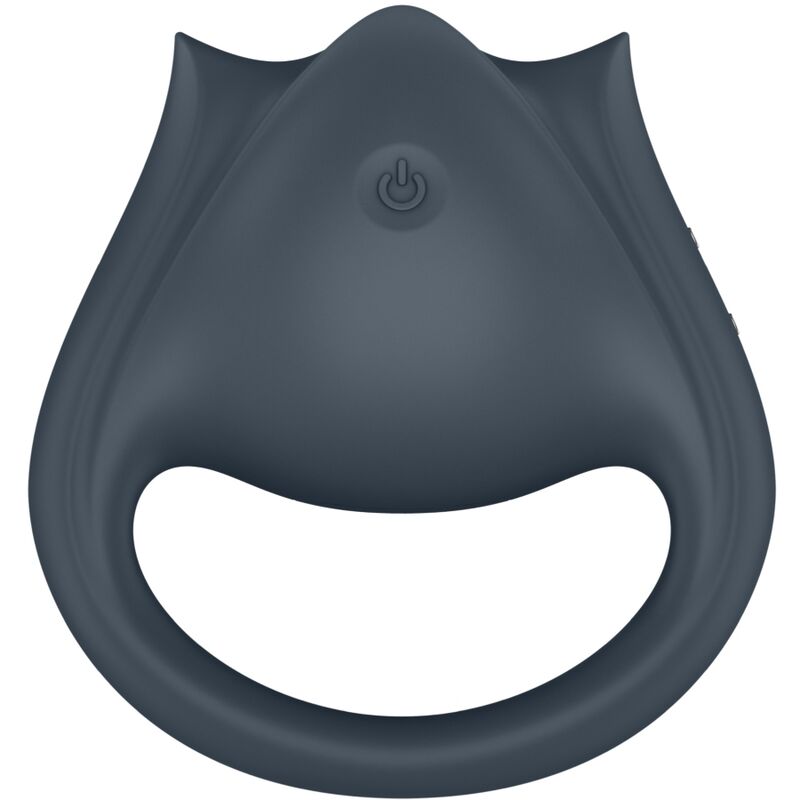 SATISFYER - PERFECT PAIR 2 MULTIVIBRATOR 2 IN 1 PENIS RING &amp; FINGER STIMULATOR GREY