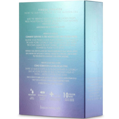 BIJOUX INDISCRETS - BETTER THAN YOUR EX BALA VIBRADORA 10 VIBRACIONES GRIS