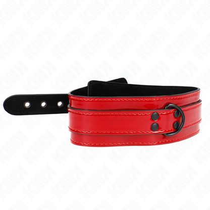 KINK - ADJUSTABLE BURGUNDY COLLAR 37.5-49.5 CM X 5 CM