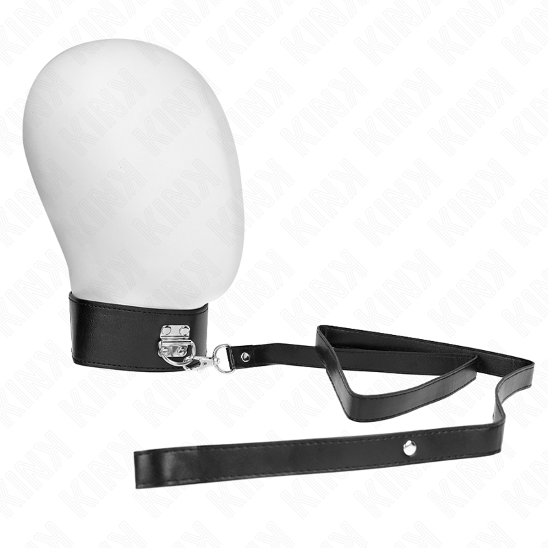 KINK - COLLAR WITH LEASH 116 CM MODEL 2 ADJUSTABLE 36-43 CM X 5 CM