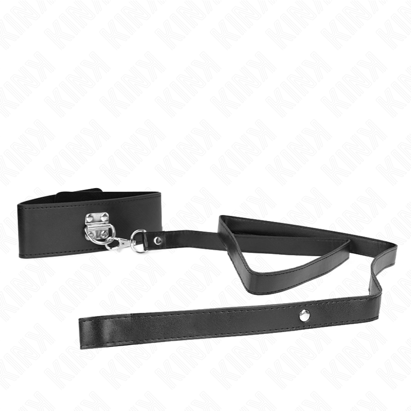 KINK - COLLAR WITH LEASH 116 CM MODEL 2 ADJUSTABLE 36-43 CM X 5 CM