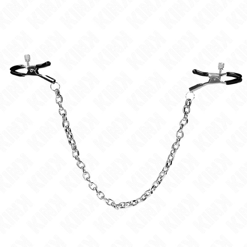 KINK - NIPPLE CLIPS WITH THICK CHAIN ​​30 CM