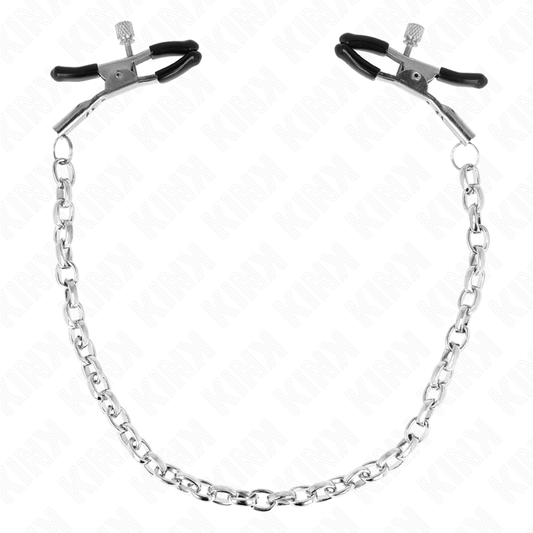 KINK - NIPPLE CLIPS WITH THICK CHAIN ​​30 CM