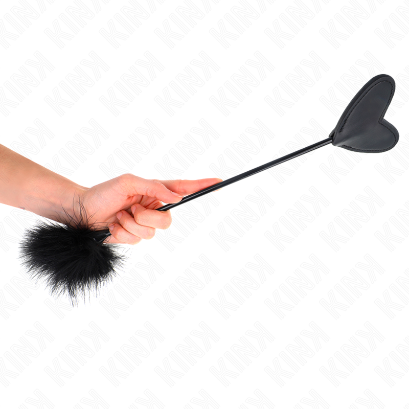 KINK - TICKLE FEATHER WITH HEART-SHAPED PADDLE 31 CM
