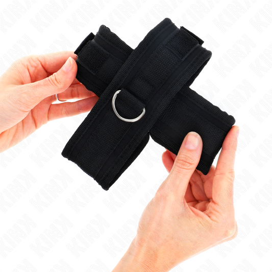 KINK - CROSSBODY WRISTBANDS BLACK 34 X 5.5 CM