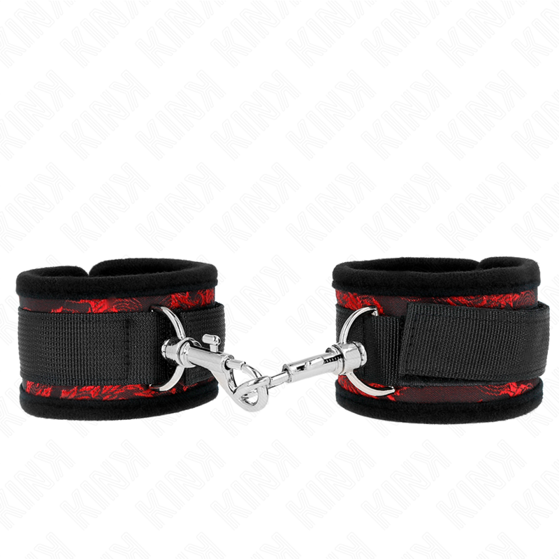 KINK - RED-BLACK SCANDAL DESIGN WRISTBANDS