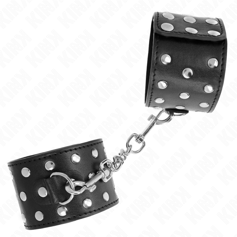 KINK - ADJUSTABLE PUNK STYLE WRISTBANDS 19-24 CM X 5.5 CM