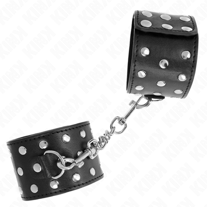 KINK - ADJUSTABLE PUNK STYLE WRISTBANDS 19-24 CM X 5.5 CM