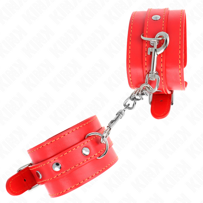 KINK - THIN WRISTBANDS RED ADJUSTABLE 21-33 CM