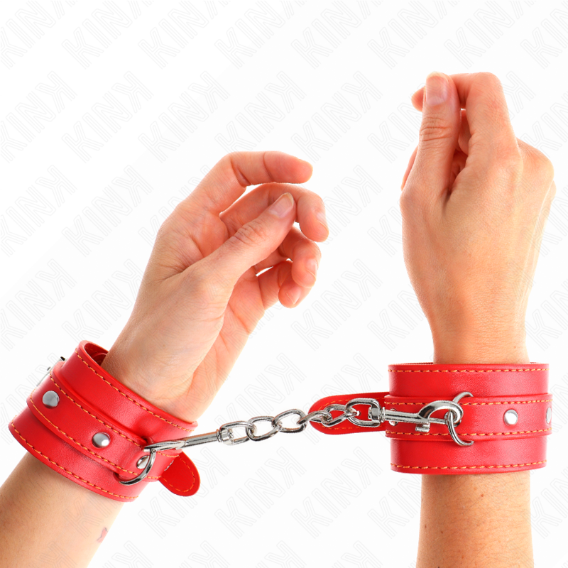 KINK - THIN WRISTBANDS RED ADJUSTABLE 21-33 CM