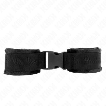 KINK - BLACK NYLON WRISTBANDS MODEL 1 ADJUSTABLE 25-35 CM X 6 CM