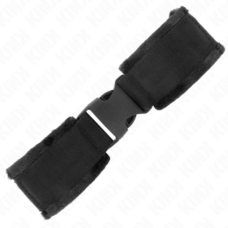 KINK - BLACK NYLON WRISTBANDS MODEL 1 ADJUSTABLE 25-35 CM X 6 CM