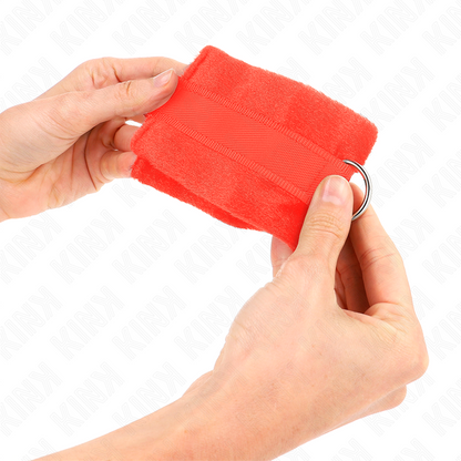 KINK - WRISTBANDS FOR BEGINNERS RED 30 X 7 CM