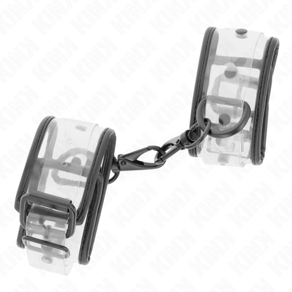 KINK - ADJUSTABLE TRANSPARENT WRISTBANDS 18-30 CM X 5.5 CM