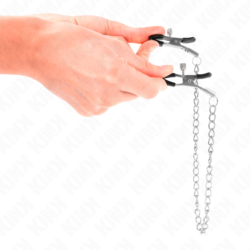 KINK - NIPPLE CLIPS WITH THIN CHAIN ​​30 CM