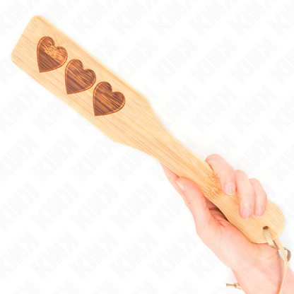 KINK - PÁ DE BAMBU DESIGN CORAÇÃO 32 X 5.5 CM
