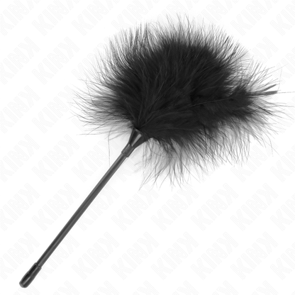 KINK - TICKLE FEATHERS BLACK USED FOR BONDAGE KIT 27 CM