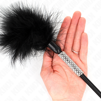 KINK - TICKLE FEATHER WITH RHINESTONE HANDLE 50 CM