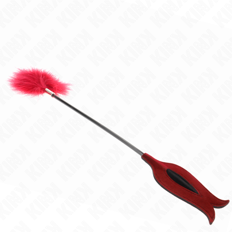 KINK - TICKLE FEATHER WITH ROSE-SHAPED PAD 38 CM