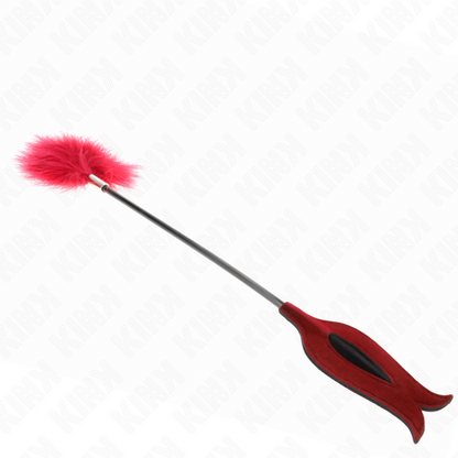 KINK - TICKLE FEATHER WITH ROSE-SHAPED PAD 38 CM