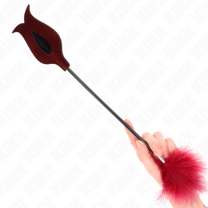 KINK - TICKLE FEATHER WITH ROSE-SHAPED PAD 38 CM