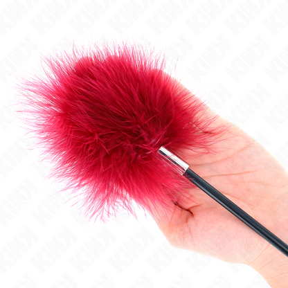 KINK - TICKLE FEATHER WITH ROSE-SHAPED PAD 38 CM